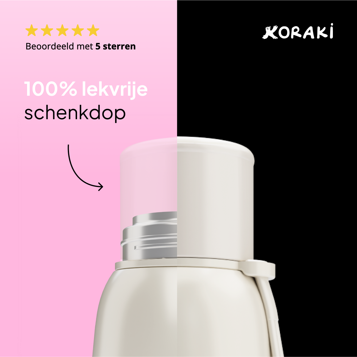 Koraki® Thermosfles Flessenwarmer