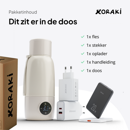Koraki® Thermosfles Flessenwarmer